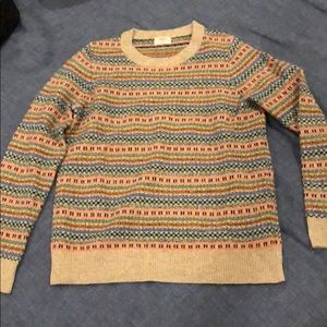 Madewell wool printed sweater